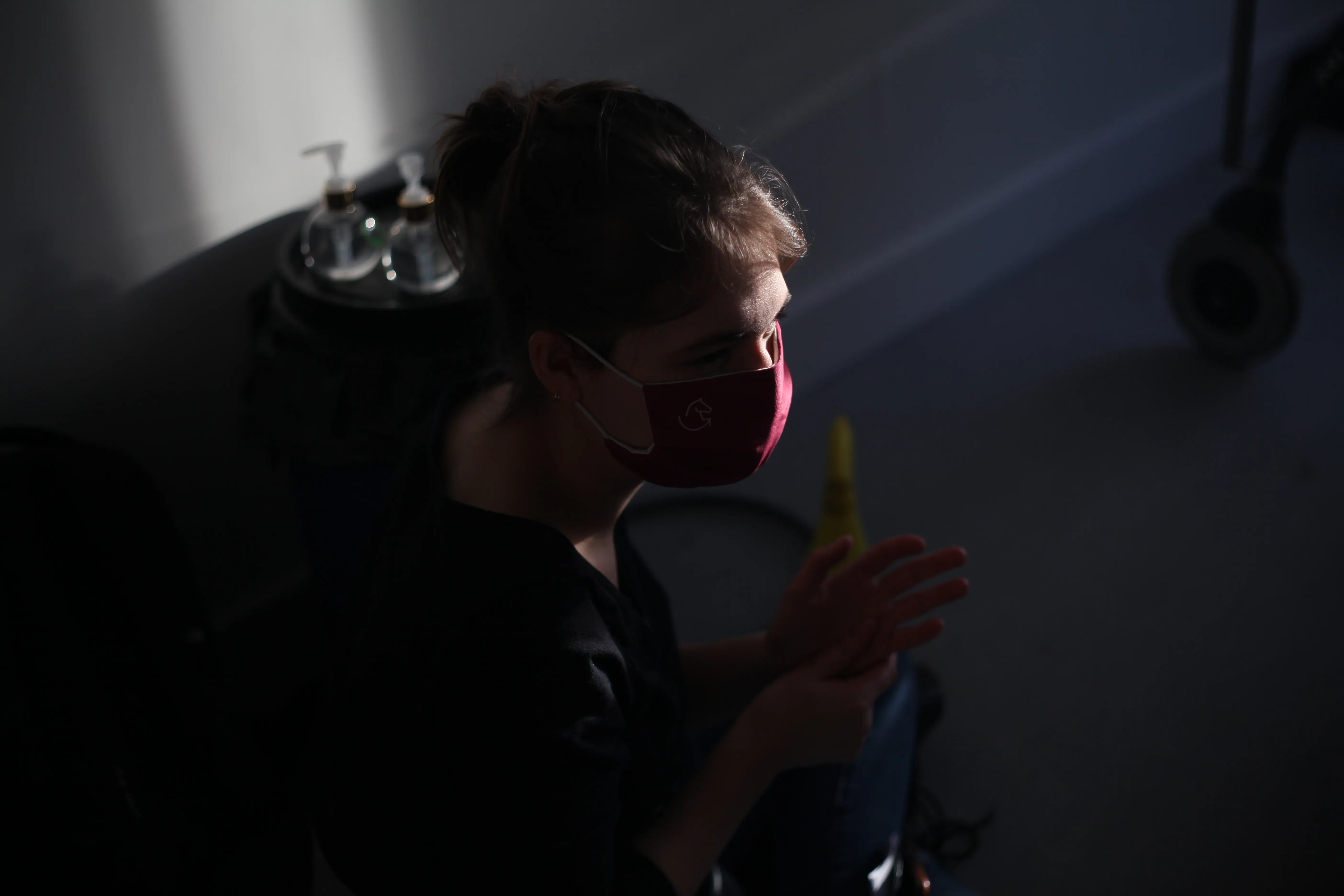 Nicole, 1st AD — behind the scenes