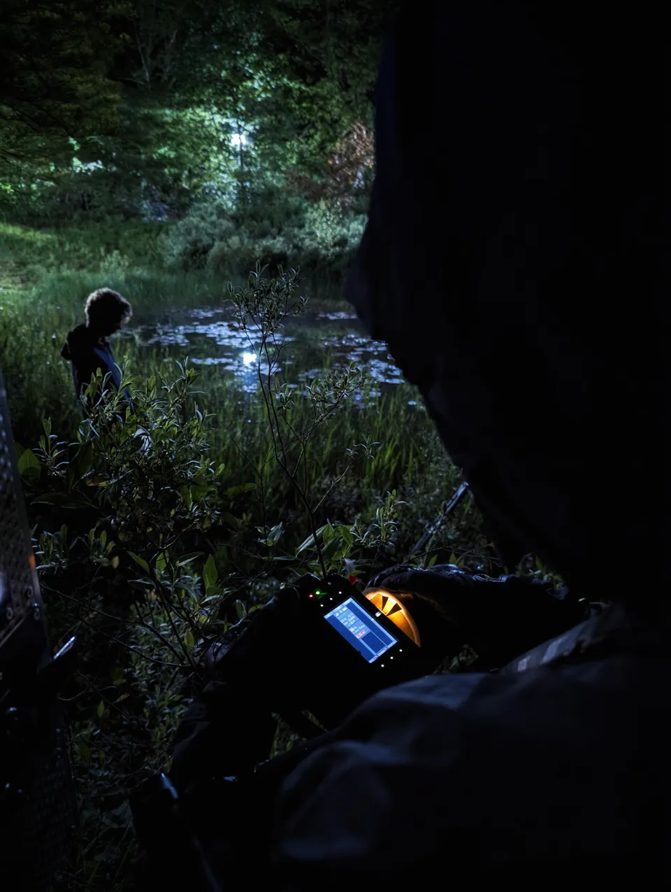 Jan-Willem, focus puller & Quinten, 2nd — behind the scenes